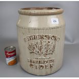 Bethersford Farmhouse Cider large glazed pot