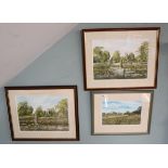 3 original watercolours by David Harris