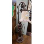 Girl figure lamp