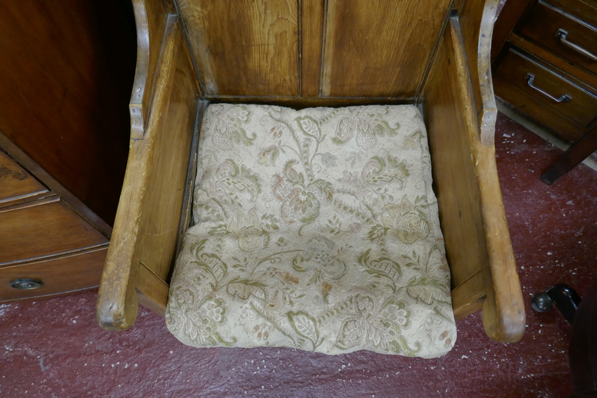 Early pine armchair - Approx H: 113cm - Bild 3 aus 4