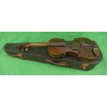 Antique violin marked Antonius Straduarius Crentona c1880