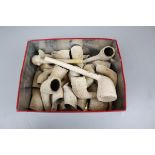Collection of clay pipes