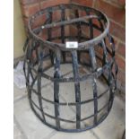Antique metal basket