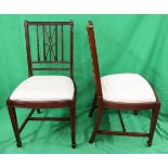 Set of 14 dining chairs