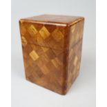 Parquetry playing card box