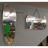 2 vintage mirrors