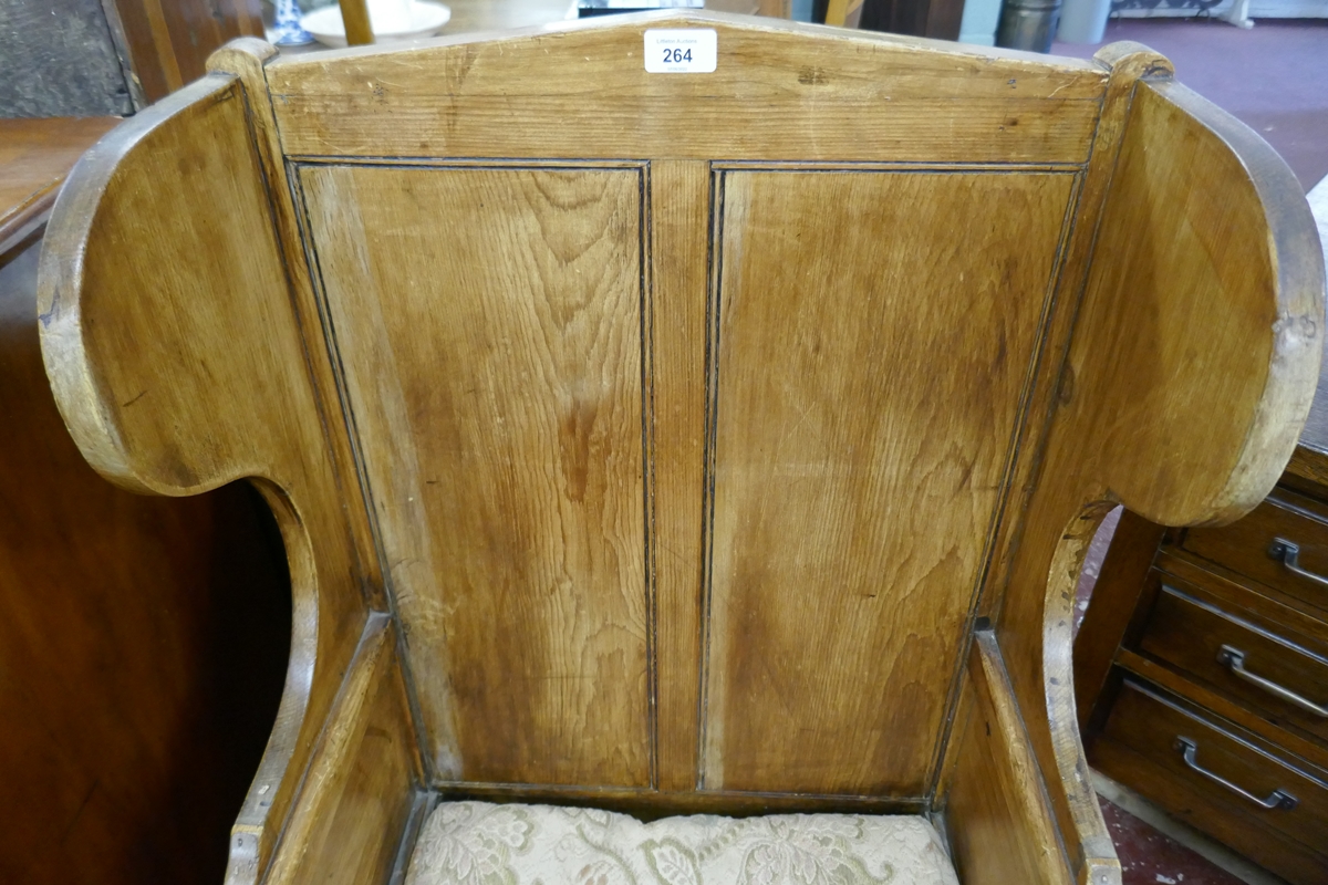Early pine armchair - Approx H: 113cm - Bild 2 aus 4