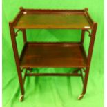 Mahogany buffet tea trolley