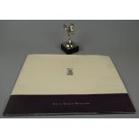 Rolls Royce Spirit of Ecstasy and promotional brochure