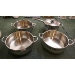 4 piece Stellar casserole saucepan set