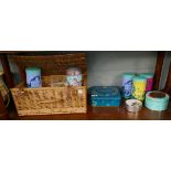 Collection of Fortnum & Mason to include hamper and tins