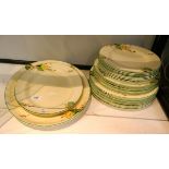 Collection of Homeleigh ware Mayfair pattern plates