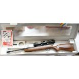 Weihrauch HW30k .22 air rifle with 4x30 scope - Unfired new in box