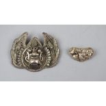 2 silver brooches - Antique Demon Queen Rangda featured in the Patong dance