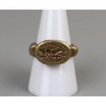 Ancient orichalcum seal ring