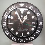 Reproduction Rolex advertising clock with sweeping second hand GMT - Master 2
