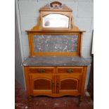 Satinwood wash-stand