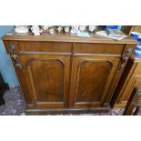 Antique mahogany chiffonier - Approx W: 111cm D: 54cm H: 103cm