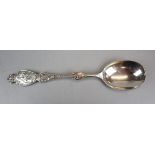 Heavy hallmarked silver Edward VII coronation spoon - Approx weight 118g