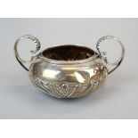 George IV hallmarked silver sugar bowl circa 1820 - Approx weight 269g