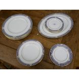 Collection of Wedgwood Waverley pattern plates