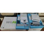 Nintendo Wii together with Wii fit and Wii sport