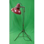 Industrial style tripod lamp