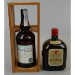 1950's Buchanan's deluxe snap cap whiskey together with a bottle of Highland dream 12 year old Ltd