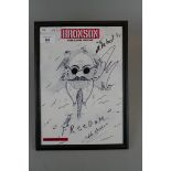 Charles Bronson print signed by Tom Hardy the actor who played him in the film L/E 8 of 10 - IS: