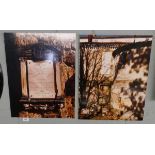Pair of French photographs on metal - IS 40cm x 50cm
