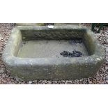 Stone flat trough