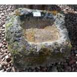 Small stone trough