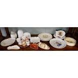 Collection of ceramics to include Carlton ware and children's nursery rhyme plates