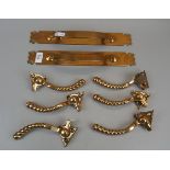 Collection old door handles and window latches