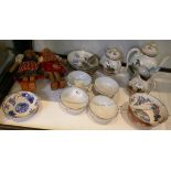 Collectables to include Chinese bowls, tea service etc