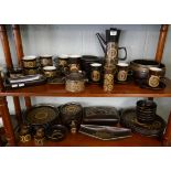 Large collection of Denby Arabesque