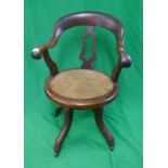 1920's office swivel chair