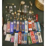 Collection of collector spoons