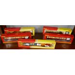 Collection of boxed Hornby railway carriages