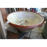 Terracotta dough/pancheon bowl