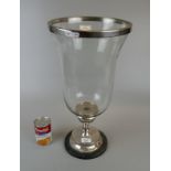 Large glass Champagne cooler - Height 50cm