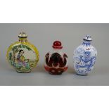 3 Oriental perfume bottles