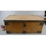 Metal bound tool chest