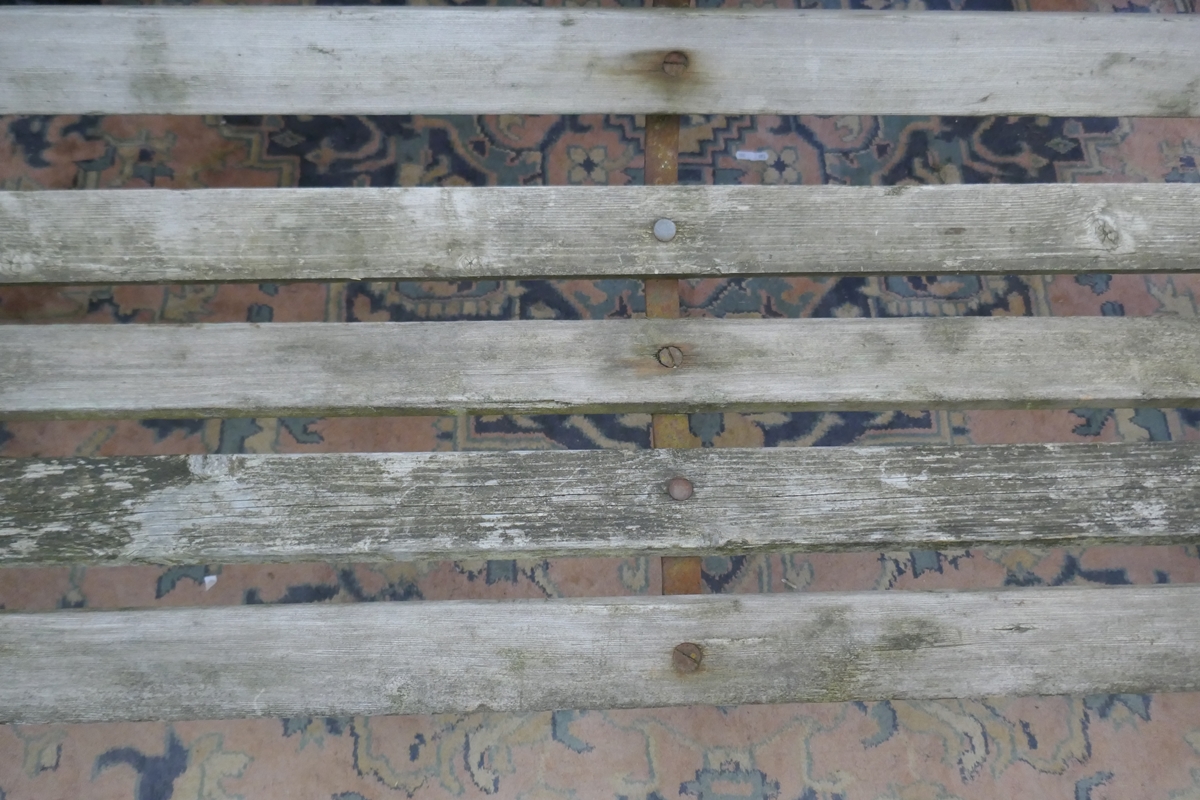 Rare Coalbrookdale garden bench - Image 5 of 8