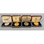 4 coins to include silver and silver proof Concorde coin commemorating the first flight