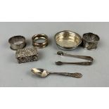 Collection of hallmarked silver to include trinket box - Approx. weight 149g