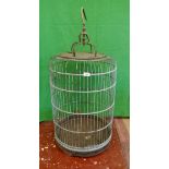 Early to mid 20th century bamboo birdcage