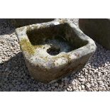 Antique stone trough