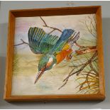 Oil on tile - (Fred) Micber - Approx. image size: 15cm x 15cm