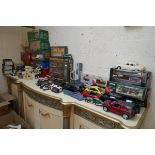 Collection of model cars etc